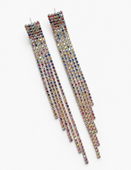 Iridescent Fringe Earrings