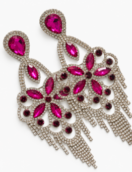 Fuchsia Chandelier Earrings